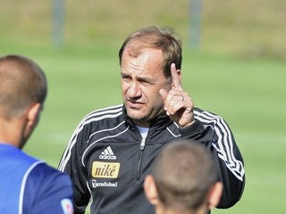 Vladimír Weiss ešte ako tréner Slovana Bratislava.