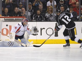 Hokejista LA Kings Marián Gáborík (vpravo).