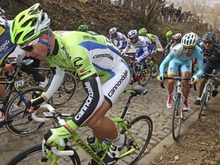 Peter Sagan na Koppenbergu.