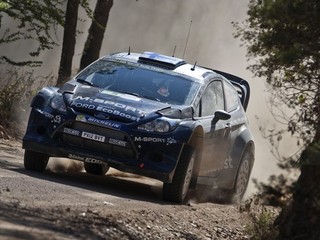 Mikko Hirvonen na Forde Fiesta.