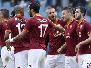 AS Rím tento víkend vyhral v Cagliari.