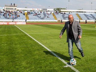 Zápas Slovan - Myjava otvoril Fabio Nigro.