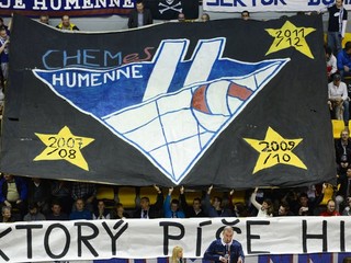 Fanúšikovia v Humennom.