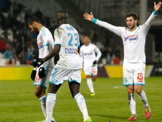 Futbalisti Marseille - ilustračná fotografia.