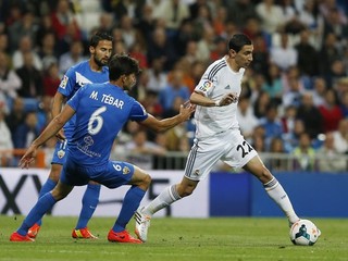 Hráč Almerie Marcos Tebar.