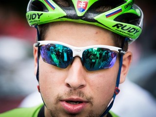 Peter Sagan počas cyklistického podujatia “Zabicyklujte si so Saganom” v sobotu v Petržalke.