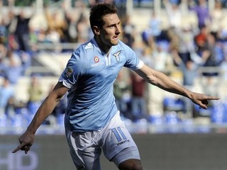 Miroslav Klose v drese Lazia Rím.