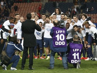 Majstrovské oslavy Paríža St. Germain.