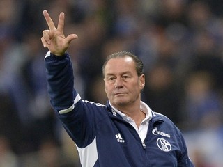 Huub Stevens ešte ako tréner Schalke.