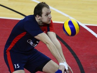 Volejbalista Humenného Miroslav Jakubov.