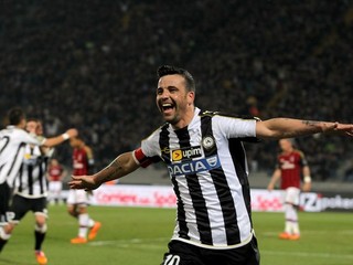 Di Natale zariadil víťazstvo Udinese nad AC Miláno