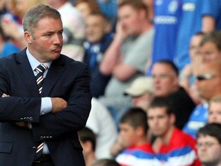 Tréner Rangers Ally McCoist.