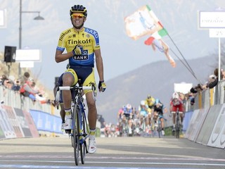 Alberto Contador po etape v sobotu vyhral aj v nedeľu.