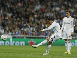 Cristiano Ronaldo a Gareth Bale z Realu Madrid.