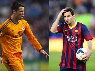 Cristiano Ronaldo a Lionel Messi.