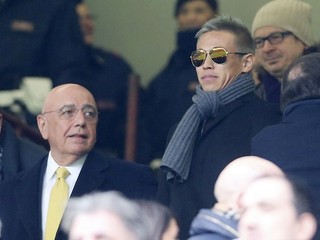 Adriano Galliani (vľavo).