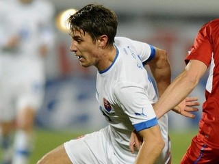Jakub Sylvestr v reprezentačnom drese.