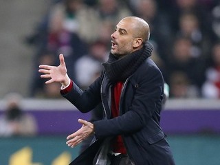 Tréner Bayernu Guardiola.