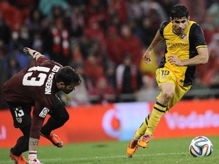 Druhý gól Atlética strelil Diego Costa.