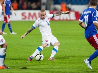 Miroslav Stoch v reprezentačnom drese Slovenska.