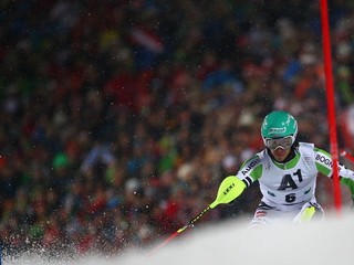 Felix Neureuther na pretekoch SP v Schladmingu.