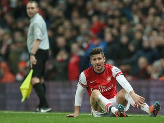 Oliver Giroud z Arsenalu.