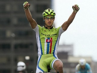 Najlepší slovenský cyklista Peter Sagan bude aj v sezóne 2014 lídrom družstva Cannondale.