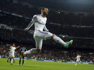 Jese Rodriguez takto oslávil prvý gól Karima Benzemu.