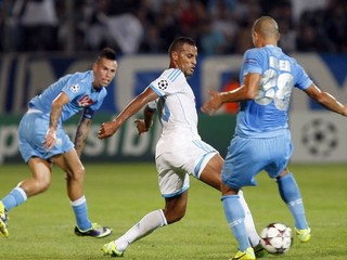 Marek Hamšík (vľavo) v súboji proti Marseille odohral 84 minút.