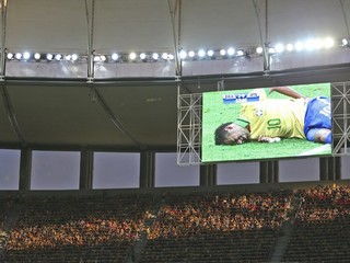 Národný štadión v hlavnom meste Brasilia.