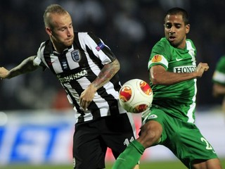 Miroslav Stoch odohral za PAOK prvých 45 minút, vystriedal ho Oliseh.
