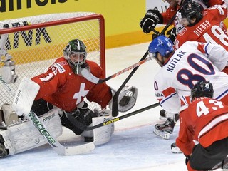 Zdeněk Kutlák takto skóroval vo štvrťfinále proti Švajčiarom na poslendých MS.