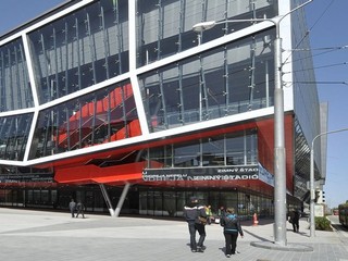 Zimný štadión Ondreja Nepelu.