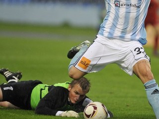 Pavol Bajza na archívnej snímke ešte ako brankár Dubnice.