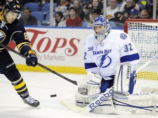 Mathieu Garon ešte v bránke Tampy Bay v NHL.