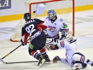 Slovan začal domácu sériu víťazstvom nad Magnitogorskom 4:3