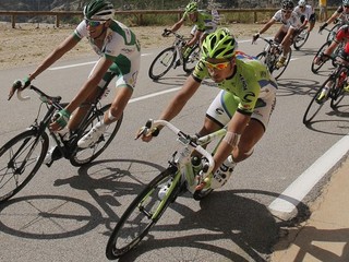 Peter Sagan počas zjazdu z Col de Vizzavona v nedeľňajšej etape.