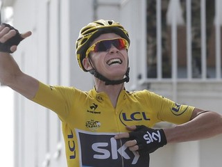 Britský cyklista Chris Froome.