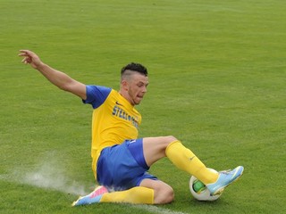 Erik Pačinda z Košíc v zápase s Nitrou.