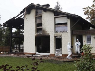Zhorená vila bývalého obrancu Bayernu Mníchov.