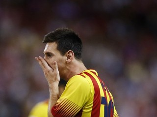 Messi dostal úder a pre modrinu na stehne nedohral