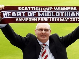 Tréner John McGlynn získal pred rokom s tímom Škótsky pohár.