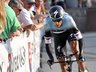 Peter Velits skončil v časovke v Novej Dubnici druhý