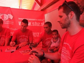 Marek Hamšík a Michal Handzuš v minulosti na spoločnej akcii.