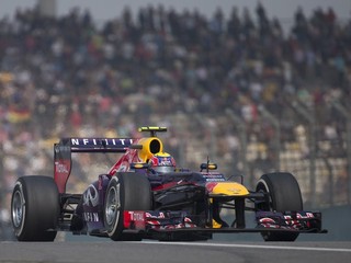 Mark Webber v monoposte Red Bullu.