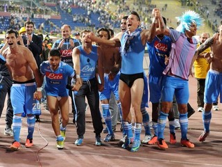 Hamšík oslavuje v slipoch postup do Ligy majstrov, ktorý sám označuje ako titul v talianskej Serii A.