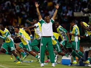 Postupová radosť nigérijskej lavičky.