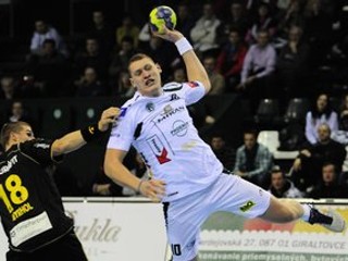 Dajnis Kristopans bol v provom polčase najväčším nebezpečím pre obranu Rhein-Neckar Löwen.