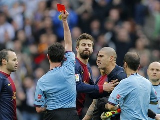 Valdes dostal za útok na rozhodcu stop na štyri zápasy