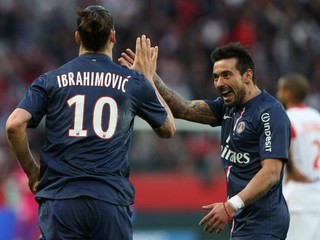 PSG vyhral 2:1 vďaka dvom gólom Ibrahimoviča